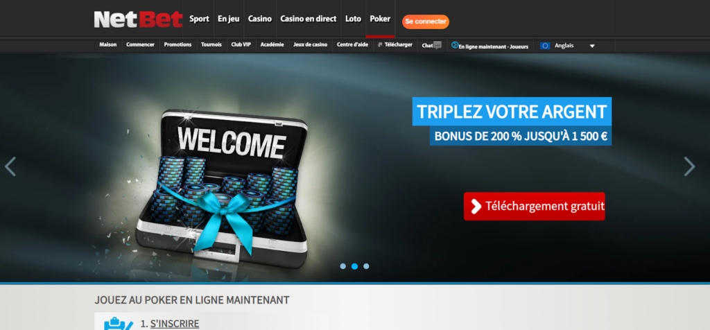 NetBet Logiciel poker