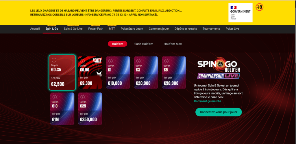 Variantes poker en ligne