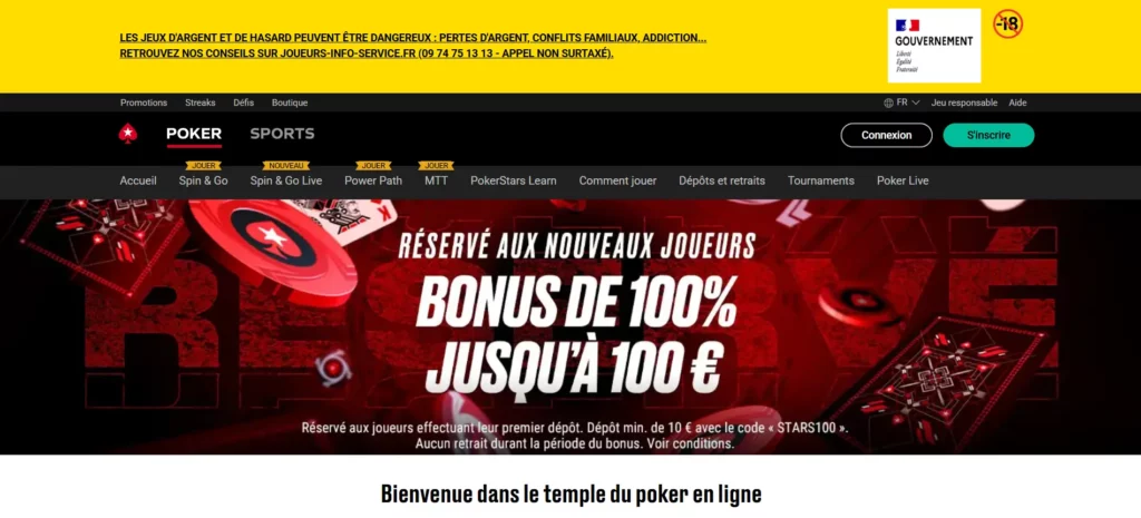 Bonus bienvenue Video Poker