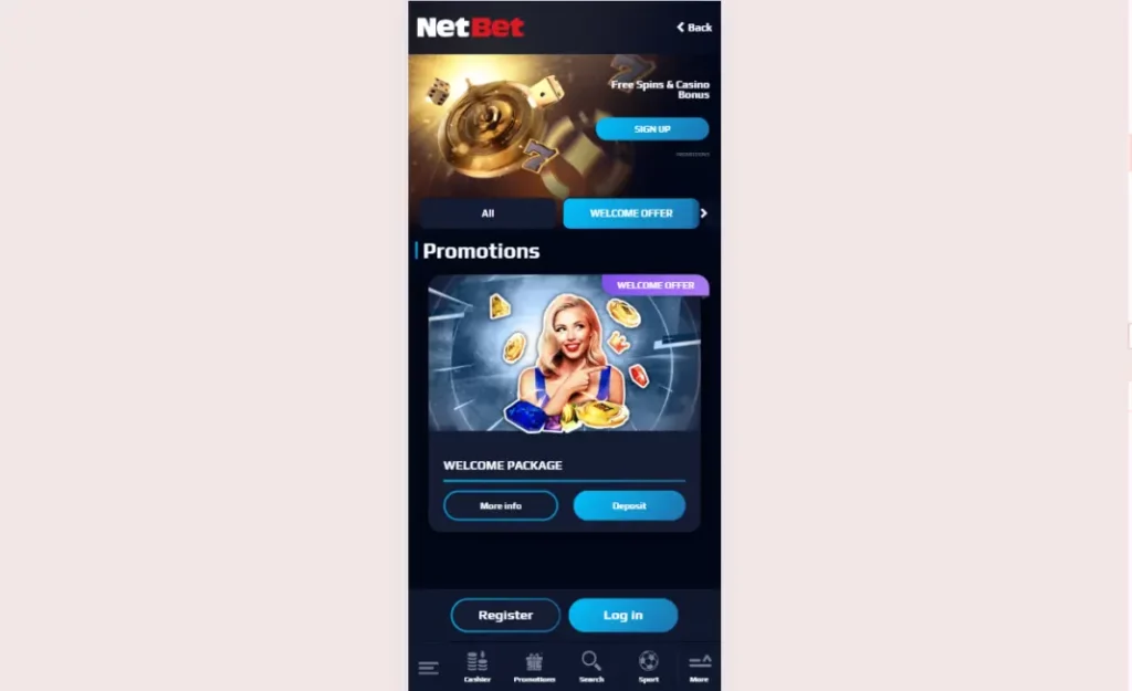 NetBet poker Android