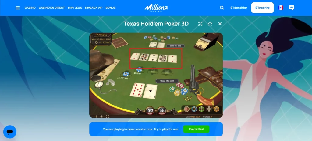 Texas Hold'em abattage