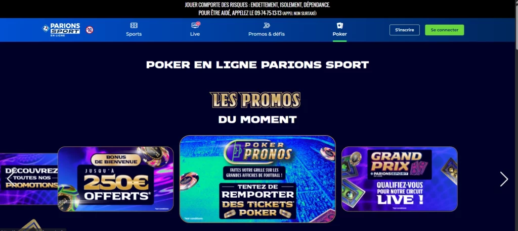FDJ Poker Parions Sport meilleur casino crypto