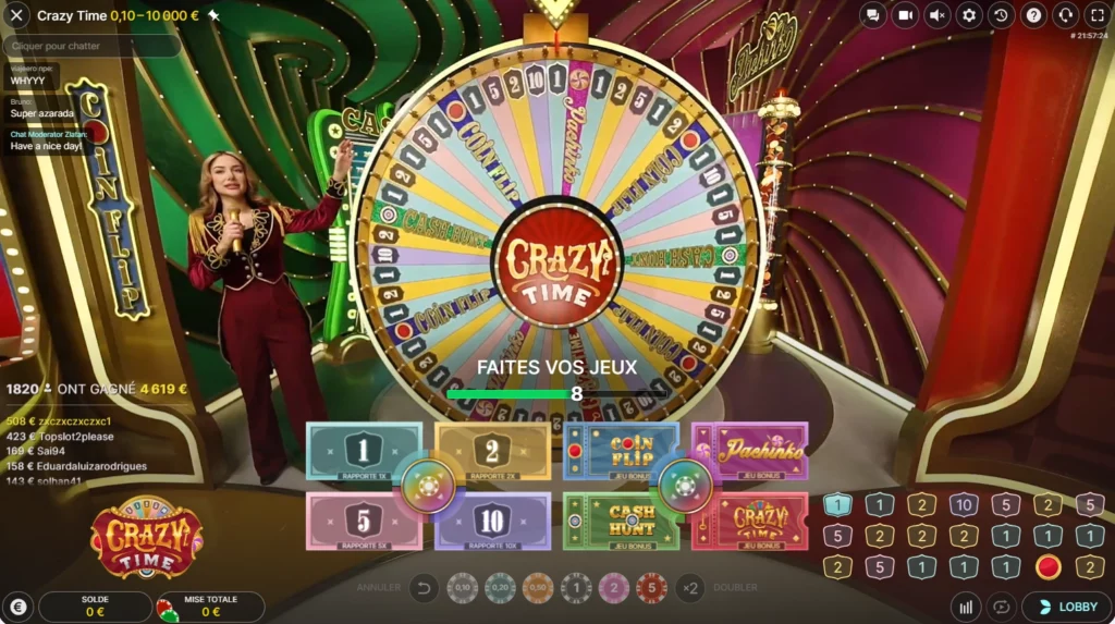 Jeu en direct jouables en crypto